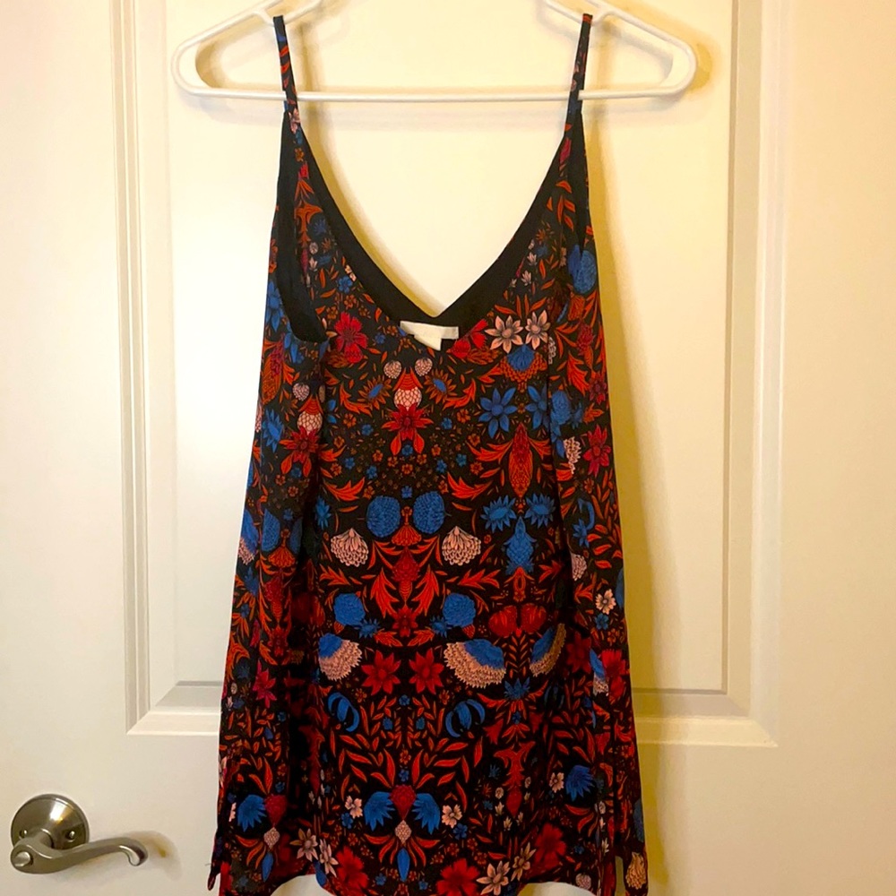 Multi colored tank top. SZ 10